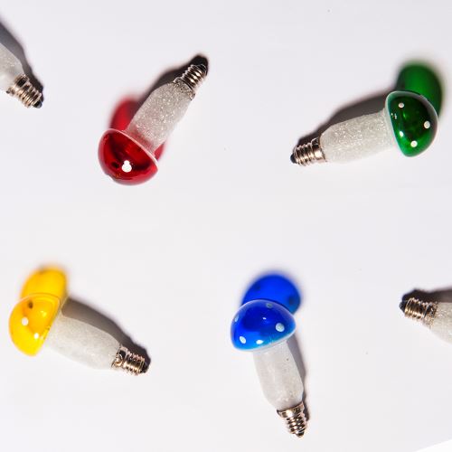 Žárovka Muchomůrka barevná 20V/0,1A, Exihand, 1ks