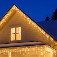 Solight LED vánoční závěs, rampouchy, 120 LED, 3m x 0,7m, přívod 6m, venkovní, teplé b (2) (2)
