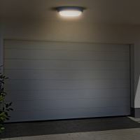 Solight LED venkovní osvětlení kulaté, 13W, 910lm, 4000K, IP54, 17cm, šedá barva - WO7 (2) (2)