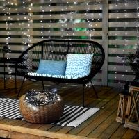 Solight LED venkovní vánoční řetěz, 50 LED, 5m, přívod 3m, 8 funkcí, časovač, IP44, st (2) (2)