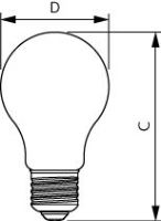 LED žárovka Philips, E27, 10,5W/75W A60, 3000K    P169159_2 (1)