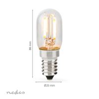 LED žárovka NEDIS E14 T25 2W/25W 2700K  LBCHE14T25_5 (4)