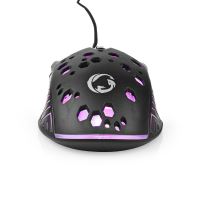 Gaming Mouse GMWD410BK kabelové | 800 / 1200 / 2400 / 3200 / 4800 / 7200 dpi | Nastavitelné DPI | Počet tlačítek: 7 | Programovatelná tlačítka | Pro praváky | 1.50 m | RGB