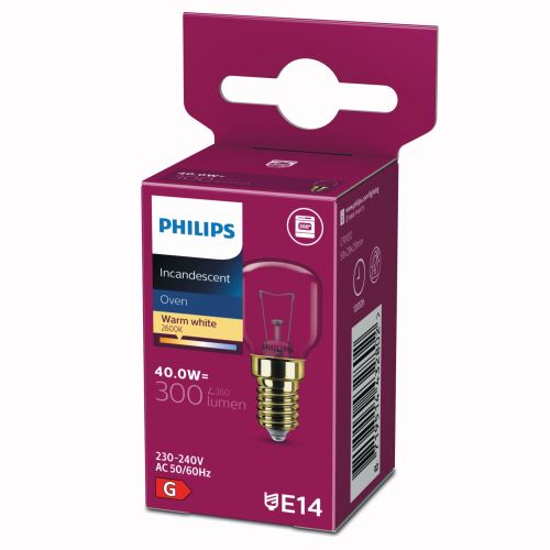 Žárovka PHILIPS do trouby 300°C 40W E14 240V T29 OV (158477)