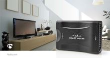 HDMI™ Převodník - SCART zásuvka / výstup HDMI,  1cestný  VCON3463BK_13 (12)