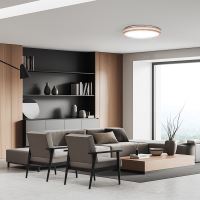 Solight LED osvětlení s dálkovým ovladačem Woody, 48W, 3360lm, 38cm, změna chromatično (2) (2)