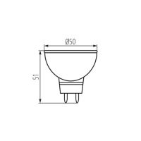 LED žárovka Kanlux TOMI LED5W MR16-CW 5300K Gx5,3  22705 (2)