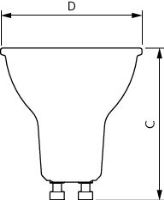 LED žárovka Philips, GU10, 7W, 4000K, úhel 60°  P813355_2 (1)