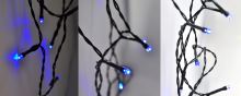 Solight LED vánoční řetěz, 3m, 20xLED, 3x AA, modré světlo, zelený kabel - 1V50-B_3 (2)