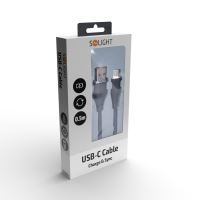 Solight USB-C kabel, USB 2.0 A konektor - USB-C 3.1 konektor, silikon, 0,5m - SSC16005 (2) (2)