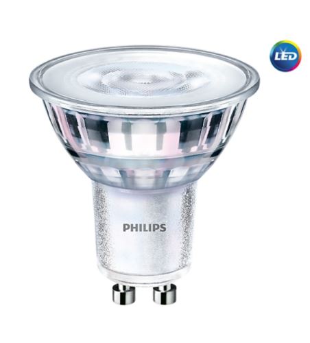 LED žárovka Philips, GU10, 4W/50W stmívatelná, 4000K, úhel 36°  P358850LEDž.PH.GU10. 50W