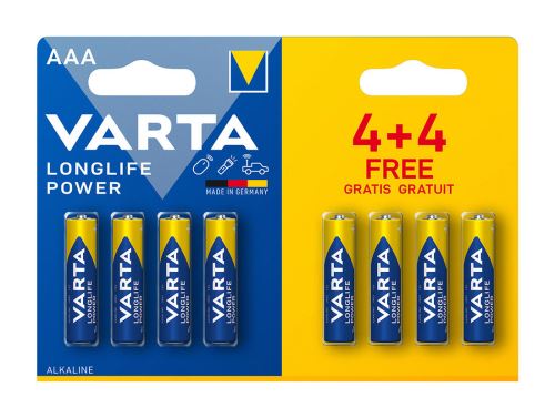 Baterie Varta 4903, AAA/R03 alk. B8 Longlife Power