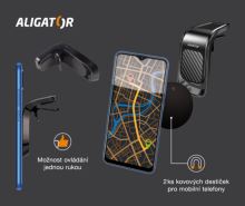 Magnetický držák do auta HA15 ALIGATOR Carbon, univerzální_5 (4)
