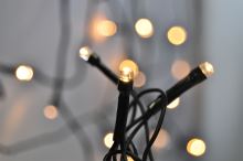 Solight LED venkovní vánoční řetěz, 200 LED, 10m, přívod 5m, 8 funkcí, IP44, teplá bíl (3) (3)