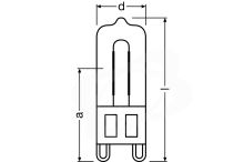 Žárovka OSRAM 66740 OVEN 40W 230V G9 300°C do trouby FS1  O703576 (1)