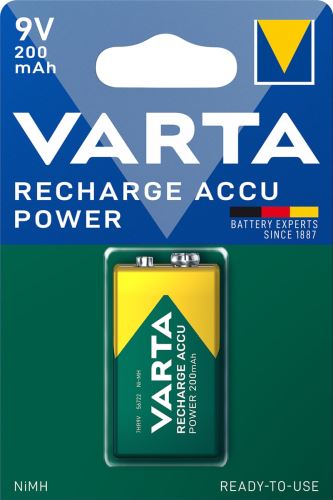 Baterie Varta Power Accu 9V, 200 mAhVARTA  aku9V 0,2AhB1 R2U_1