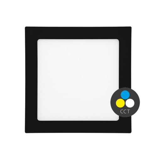Svítidlo RAFA LED-WSQ-CCT/6W/CR černésvít,LED č.vestav.120x120  6W CCT 490lm černé_1