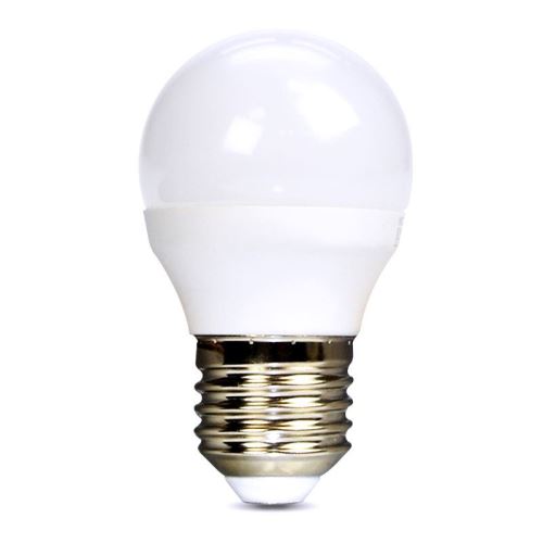 Solight LED žárovka, miniglobe, 6W, E27, 3000K, 510lm - WZ412-1LEDž.SO.E27 ilum. 6W/42W 