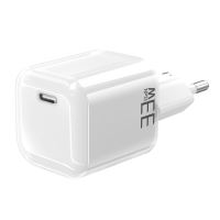 Solight 33W GaN fast charge USB-C adaptér, bílý - DC74W