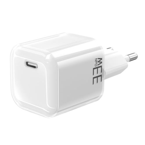 Solight 33W GaN fast charge USB-C adaptér, bílý - DC74W_1