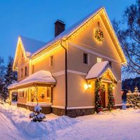 Solight LED vánoční závěs, rampouchy, 120 LED, 3m x 0,7m, přívod 6m, venkovní, teplé b (1) (1)