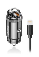 Chytrá nabíječka do auta ALIGATOR Power Delivery 30W, USB-C + USB-A, + kabel USB-C/Lig (2) (2)