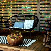 Solight LED venkovní vánoční řetěz, 500 LED, 50m, přívod 5m, 8 funkcí, časovač, IP44,  (3) (3)