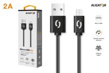 Datový kabel ALIGATOR 2A micro USB 1m, černý_3 (2)