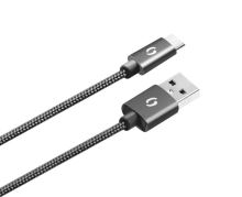 Datový kabel ALIGATOR PREMIUM 2A, USB-C, 2m, černý_4 (3)
