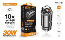 Chytrá nabíječka do auta ALIGATOR Power Delivery 30W, USB-C + USB-A_5 (4)