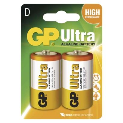 Baterie GP Ultra Alkaline R20 (D, velké mono) bl. _1