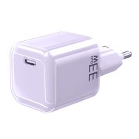 Solight 33W GaN fast charge USB-C adaptér, fialový - DC74V