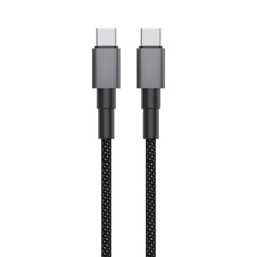 Nabíjecí a datový kabel TECHNIK USB-C/USB-C 1m, 60W 20V 3A, černý