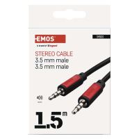 JACK kabel 3,5mm stereo, vidlice - 3,5mm vidlice 1,5m   SM5001_4 (3)