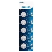 Baterie Philips CR2032P5/01B Lithiová 3.0V knoflíková 5ks