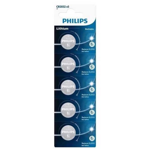 Baterie Philips CR2032P5/01B Lithiová 3.0V knoflíková 5ks_1