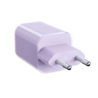 Solight 33W GaN fast charge USB-A + USB-C adaptér, fialový - DC75V_3 (2)
