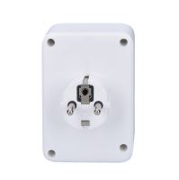 Solight rozbočka 1x 16A + 2x 2,5A, 2xUSB A+C rychlonabíječka 20W PD, bílá, vypínač - P (5) (5)