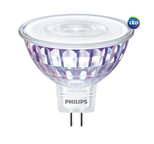 LED žárovka Philips, MR16, 7W, 4000K, úhel 36°LEDž.PH.MR16  50W/4000K/7W GU5,3 12V 660lm