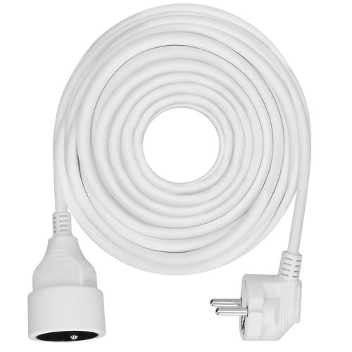 Solight prodlužovací přívod - spojka, 1 zásuvka, 10m, 3 x 1,5mm2, bílá - PS06_1