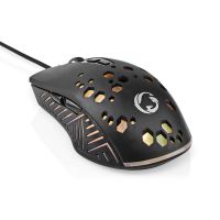 Gaming Mouse GMWD410BK kabelové | 800 / 1200 / 2400 / 3200 / 4800 / 7200 dpi | Nastavitelné DPI | Počet tlačítek: 7 | Programovatelná tlačítka | Pro praváky | 1.50 m | RGB (6)