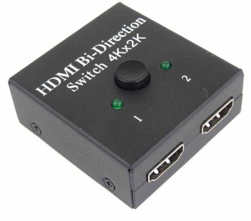HDMI 4K slučovač/rozbočovač 2x1, manuální  D363G