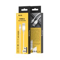 Nabíjecí a datový kabel TECHNIK USB-A/USB-C 1m, 5V 2,4A, bílý (1)