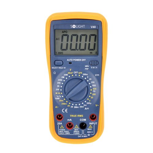 Solight profesionální multimetr, true RMS - V40_1