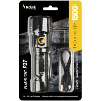 Svítilna TECHNIK Flashlight MT-P27 nabíjecí, aku 18650 2200mAh, 1500lm (2)