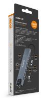 Aligator Dokovací stanice USB-C / Hub 8v1 (USB-C / 2xUSB / SD / MicroSD/ HDTV / RJ45)  (5) (5)
