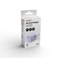 Solight 33W GaN fast charge USB-C adaptér, fialový - DC74V_5 (4)