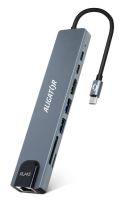 Aligator Dokovací stanice USB-C / Hub 8v1 (USB-C / 2xUSB / SD / MicroSD/ HDTV / RJ45)  (1) (1)