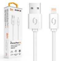 Datový kabel ALIGATOR 2A iPhone lightning 2m, bílý_4 (3)