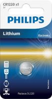 Baterie Philips CR1220/00B Lithium 3.0V coin 1-blister (12.0 x 2.0)